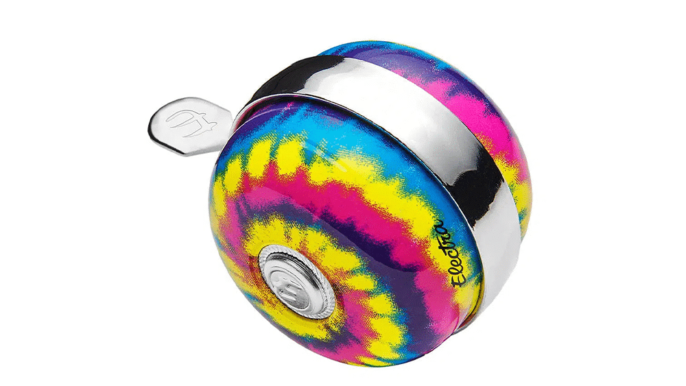 electra tie dye spinner ringklocka