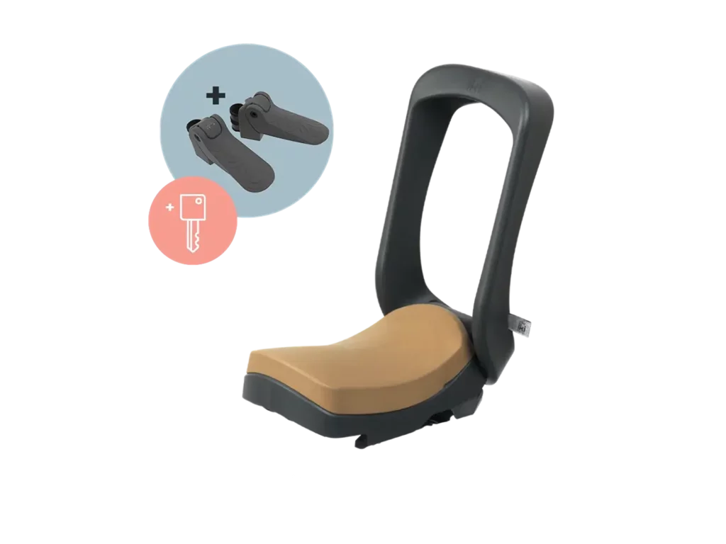 URBAN IKI Junior Cykelsits – Bincho Black / Kurumi Brown